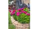 This landscaping includes bright flowers, stone edging, and green grass at 1300 Kennedy Dr, Northglenn, CO 80234