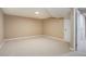 Spacious unfinished basement offering versatile storage options at 5222 S Emporia Way, Greenwood Village, CO 80111