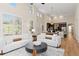 Spacious open-concept living area seamlessly connects the living room, dining area, and kitchen at 9450 Sori Ln, Highlands Ranch, CO 80126
