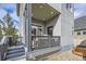 Outdoor patio with steps leading down to the yard at 1558 White Violet Way, Louisville, CO 80027