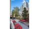 Enjoy outdoor city living on the patio complete with seating and views of the cityscape at 1620 Little Raven St # 103, Denver, CO 80202