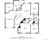 Detailed floor plan showcasing the layout of the second floor, including bedrooms and baths at 9249 Fox Fire Dr, Highlands Ranch, CO 80129