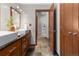 Modern bathroom with double sinks and a spacious layout at 1863 Wazee St # 6E, Denver, CO 80202