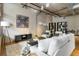 Modern living room showcases hardwood floors, a stylish coffee table, and comfortable seating at 1863 Wazee St # 6E, Denver, CO 80202