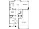 Detailed floor plan of the home's first floor with kitchen, great room, dining room, study, and 3-bay tandem garage at 3823 Horiuchi St, Brighton, CO 80601