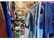 A well-organized walk-in closet providing plenty of room for clothes, shoes, and personal items at 14800 Gold Hill Rd, Boulder, CO 80302
