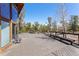 Spacious outdoor deck surrounded by trees, perfect for relaxing and enjoying the beautiful mountain views at 14800 Gold Hill Rd, Boulder, CO 80302