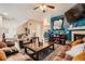 Spacious living room with comfortable seating, modern lighting, and an inviting atmosphere at 4426 Windmill Dr, Brighton, CO 80601