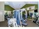 Well-equipped gym with modern exercise machines and mirrored walls for a complete workout experience at 10062 W Victoria Pl # 205, Littleton, CO 80127