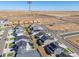 New construction homes in Aurora, Colorado, with views of Denver International Airport in the distance at 3989 Gold Bug St, Aurora, CO 80019