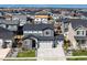 Aerial view of house and surrounding neighborhood at 3989 Gold Bug St, Aurora, CO 80019