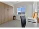 Bedroom with a Murphy bed and window at 9287 Twenty Mile Rd # 401, Parker, CO 80134