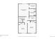 Second floor plan depicting the layout of the bedrooms, bathrooms, and closets at 8613 Santa Fe Dr, Thornton, CO 80260