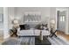 Tastefully decorated living room with a plush sofa, modern art, and elegant lighting for a cozy atmosphere at 2566 N Emerson St, Denver, CO 80205