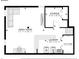 Basement plan featuring a Gathering room, laundry, utility room, and storage at 12391 E Cedar Cir, Aurora, CO 80012