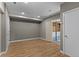 Spacious basement with recessed lighting, wood floor and neutral paint at 166 S Rainbow Trl, Evergreen, CO 80439