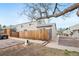 Exterior view of the property showing the fenced yard, siding and landscaping at 5711 W 92Nd Ave # 25, Westminster, CO 80031