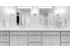 Spacious bathroom featuring a double vanity with modern fixtures and ample storage at 4640 W 39Th Ave, Denver, CO 80212