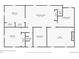 Floor plan displaying basement with bedrooms, recreation room, study, utility room, and ample closet space at 4401 S Yosemite Ct, Greenwood Village, CO 80111