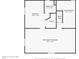 Basement floor plan features a bedroom, bathroom, laundry room, and finished basement area at 13586 W Warren Cir, Lakewood, CO 80228