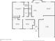 Main floor layout showcases the primary bedroom, kitchen, living room, and garage at 13586 W Warren Cir, Lakewood, CO 80228