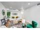 Cozy living room featuring neutral walls, hardwood flooring and modern decor at 1250 N Humboldt St # 202, Denver, CO 80218