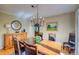 Formal dining room with hardwood floors and decorative accents at 3351 Oak St, Wheat Ridge, CO 80033