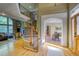 Elegant entryway with hardwood floors and a staircase at 3351 Oak St, Wheat Ridge, CO 80033