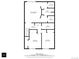 Detailed floor plan showcasing the layout of a home with dimensions for each room and area at 12979 W Ohio Ave, Lakewood, CO 80228