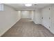 Basement with carpet flooring, neutral walls, and recessed lighting at 6650 Depew Ct, Arvada, CO 80003