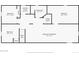Basement floorplan shows laundry room, utility, and finished basement with bedroom measurements at 6943 Oak Way, Arvada, CO 80004