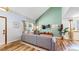 Bright living area with a comfortable sofa, large windows, and stylish decor at 10635 Dexter Dr, Thornton, CO 80233