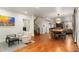 Bright, open-concept living space with hardwood floors and modern finishes at 890 S Vine St, Denver, CO 80209