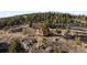 Secluded cabin nestled among lush trees at 18645 Rocky Top Trl, Littleton, CO 80127