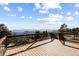 Stunning mountain views from this home's wooden deck at 18645 Rocky Top Trl, Littleton, CO 80127