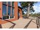 Expansive wooden deck with views of the lush scenery, perfect for enjoying nature at 18645 Rocky Top Trl, Littleton, CO 80127