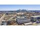 Expansive aerial view showcasing the city skyline and neighborhood, highlighting the property's prime location at 2741 W 28Th Ave # 2, Denver, CO 80211