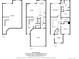 Floorplans depicting the basement, main floor, and second floor layouts with dimensions at 749 Bishop Pine Way, Castle Rock, CO 80104