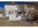 View of the backyard with a partial fence surrounding the property at 2101 S Victor St # C, Aurora, CO 80014