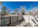 Private patio with wooden fence, offering an outdoor space for relaxation and entertainment at 2101 S Victor St # C, Aurora, CO 80014