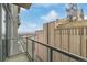 This balcony features city views and a glass railing at 891 14Th St # 1506, Denver, CO 80202