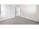 Bedroom features soft carpet and closet doors at 1519 S Sable Blvd # C, Aurora, CO 80012