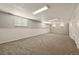 Finished basement area featuring recessed lighting, and bright white baseboards at 6432 Zephyr St, Arvada, CO 80004