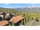 Stunning mountain views from the roof of this beautiful mountain community home at 180 Emmett Lode Rd, Breckenridge, CO 80424