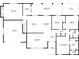 Detailed floor plan of the home featuring the layout of the rooms, including kitchen and bedrooms at 7310 S Sheridan Ct, Littleton, CO 80128