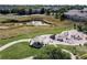 An aerial view of a park with playground and picnic area at 13950 E Oxford Pl # A115, Aurora, CO 80014