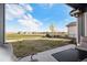 This backyard has a beautiful view of the neighborhood at 2882 Heron Lakes Pkwy, Berthoud, CO 80513