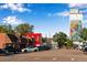 Town view featuring murals, colorful buildings and local businesses at 2366 Shoreside Dr, Berthoud, CO 80513