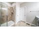 Bathroom showcasing a glass-enclosed shower with tile surround at 5395 Canyon View Dr, Castle Rock, CO 80104