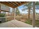 Covered patio offering scenic views of the surrounding landscape at 5395 Canyon View Dr, Castle Rock, CO 80104